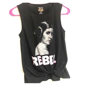 Princess Leia REBEL muscle tank